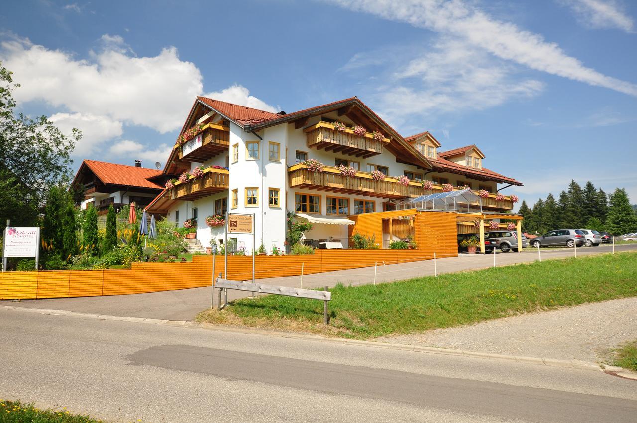 Berghüs Schratt - EINFACH ANDERS - Ihr vegetarisches und veganes Biohotel Oberstaufen Exterior foto